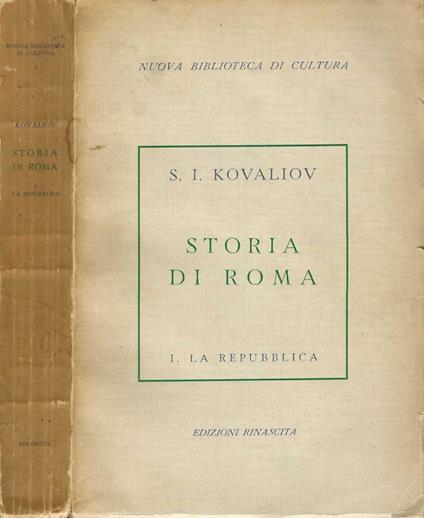 Storia di Roma - copertina