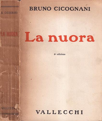 La nuora - Bruno Cicognani - copertina