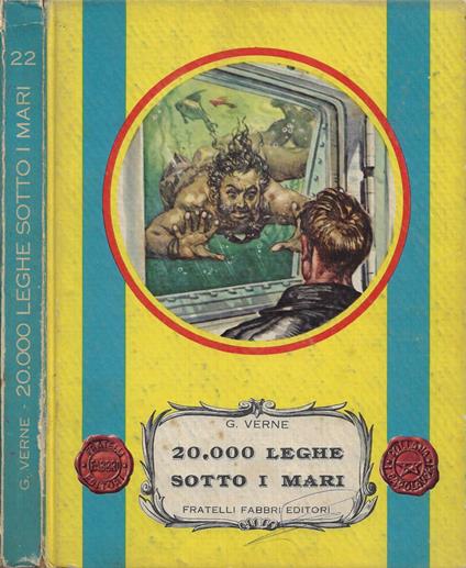 20.000 leghe sotto i mari - Jules Verne - copertina
