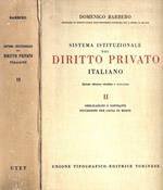 Sistema istituzionale del diritto privato italiano. Volume II