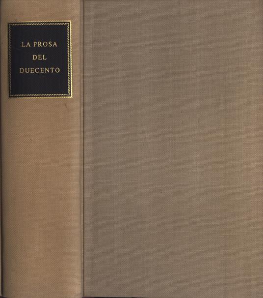 La prosa del Duecento - Cesare Segre - copertina