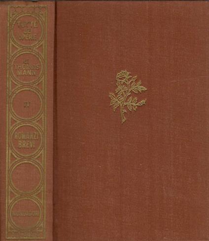 Romanzi brevi - Thomas Mann - copertina