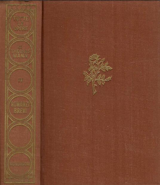 Romanzi brevi - Thomas Mann - copertina