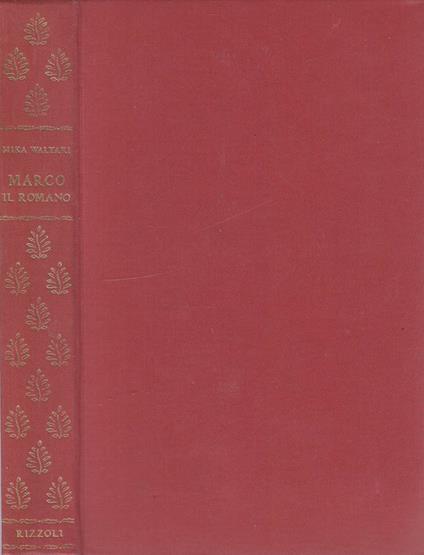 Marco il romano - Mika Waltari - copertina
