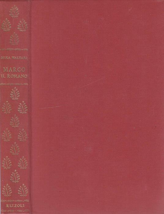 Marco il romano - Mika Waltari - copertina