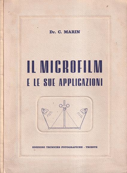 Il microfilm e le sue applicazioni - copertina