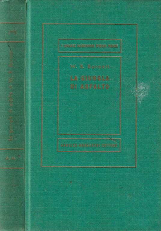 La giungla di asfalto - William R. Burnett - copertina