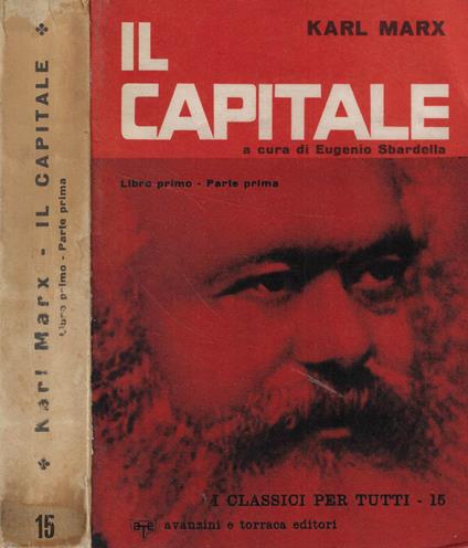Il capitale Libro primo- parte prima - Karl Marx - copertina