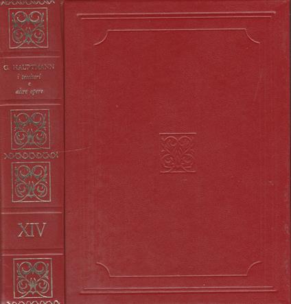 I tessitori - Gerhart Hauptmann - copertina