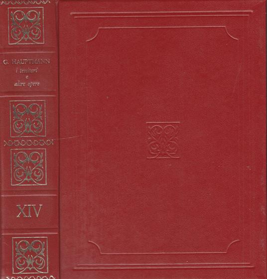 I tessitori - Gerhart Hauptmann - copertina