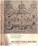 Architectural record n. 3-12