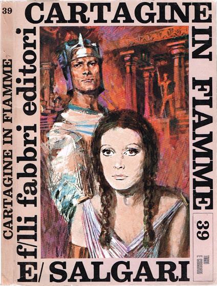 Cartagine in fiamme - Emilio Salgari - copertina