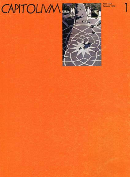 Capitolium Anno XLV, n.1, gennaio 1970 - copertina