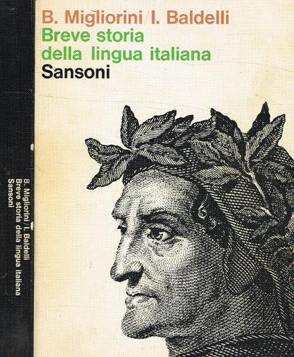 Breve storia della lingua italiana - Bruno Migliorini - copertina
