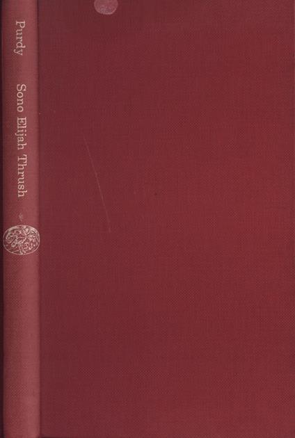 Sono Elijah Thrush - James Purdy - copertina