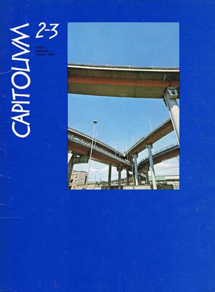 Capitolium. Anno L, n,2/3, febbraio/marzo 1975 - copertina