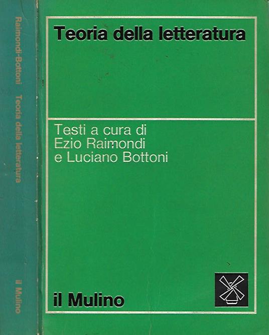 Teoria della letteratura - copertina