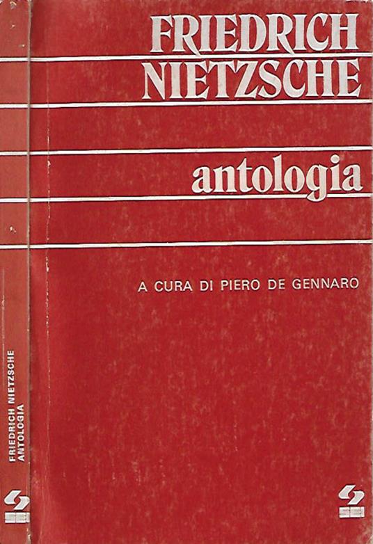 Antologia - Friedrich Nietzsche - copertina