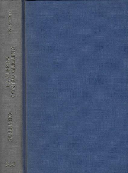 La guerra contro Giugurta - C. Crispo Sallustio - copertina