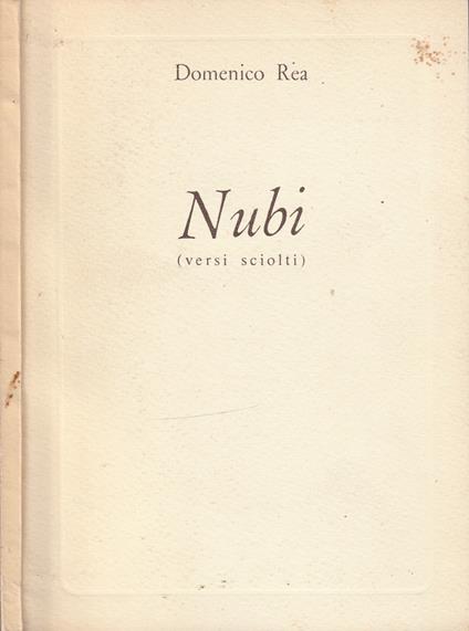 Nubi - Domenico Rea - copertina