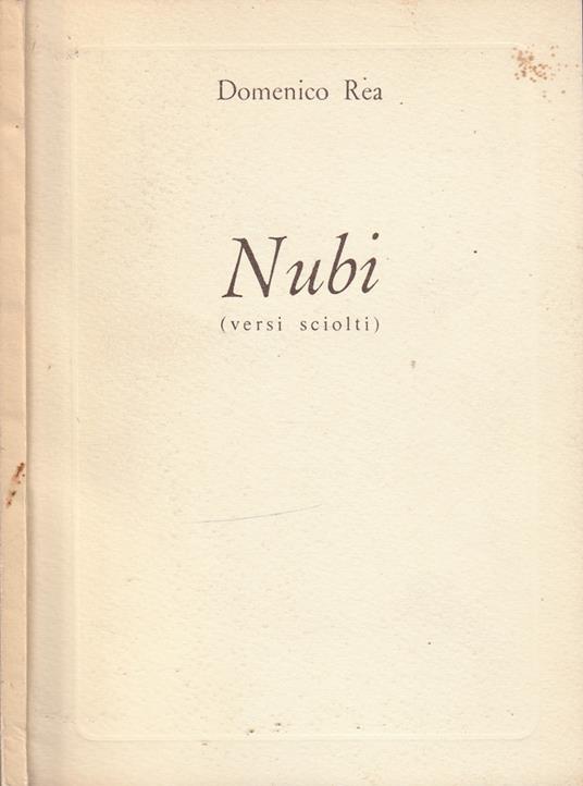 Nubi - Domenico Rea - copertina
