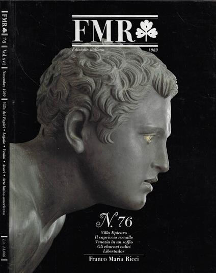 FMR n. 76 1989 - Franco Maria Ricci - copertina