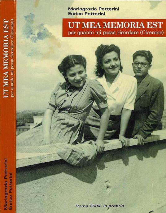 Ut mea memoria est - copertina