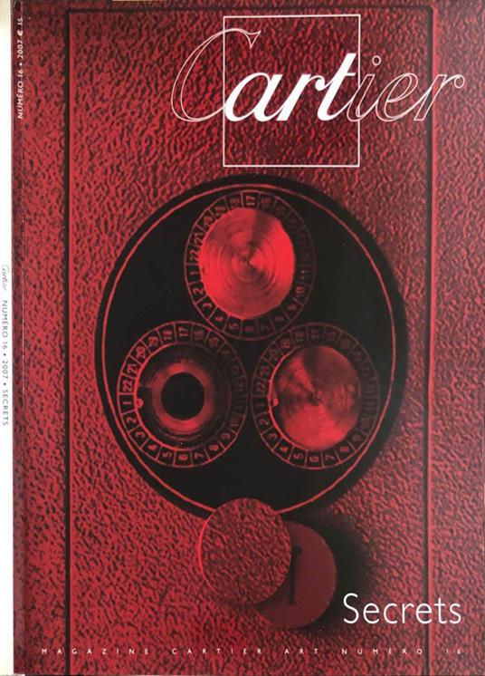 Cartier n 16 anno 2007 - Franco Cologni - copertina