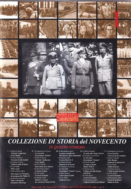 Collezione di Storia del Novecento. Vol. I: Raccolta dei fascicoli di Storia del Novecento dal n. 1 al n. 5 - copertina