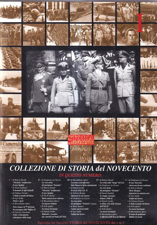 Collezione di Storia del Novecento. Vol. I: Raccolta dei fascicoli di Storia del Novecento dal n. 1 al n. 5 - copertina