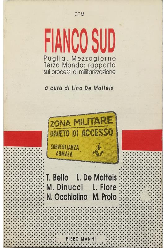 Fianco Sud Puglia, Mezzogiorno, Terzo mondo: rapporto sui processi di militarizzazione - copertina