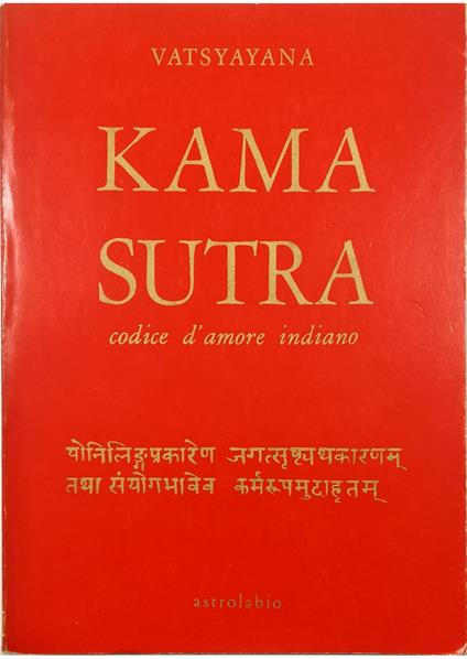 Kama Sutra Codice d'amore indiano - copertina
