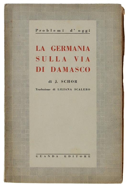 Germania Sulla Via Di Damasco - copertina