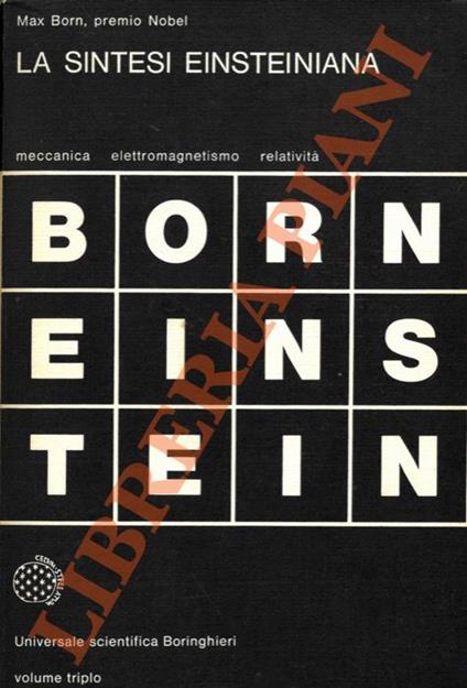 sintesi einsteiniana - Max Born - copertina