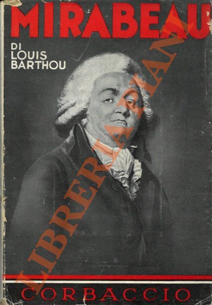 Mirabeau - Louis Barthou - copertina