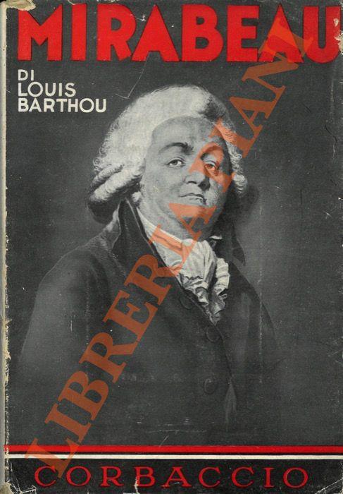 Mirabeau - Louis Barthou - copertina