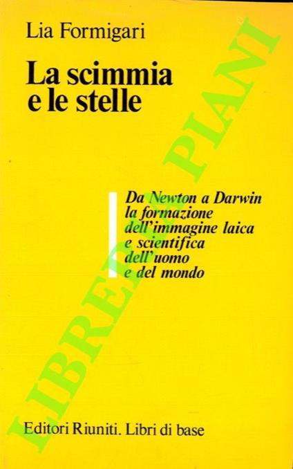 scimmia e le stelle. - Lia Formigari - copertina