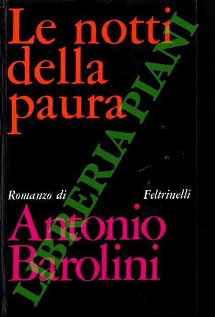Le notti della paura - Antonio Barolini - copertina