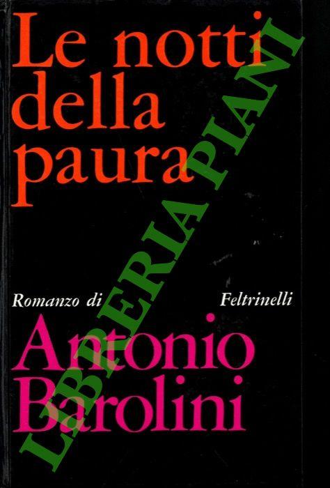 Le notti della paura - Antonio Barolini - copertina