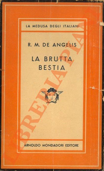brutta bestia - M. De Angelis - copertina