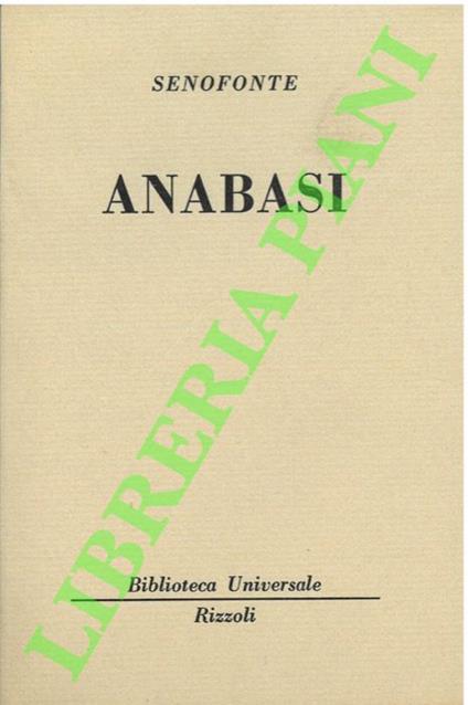Anabasi - Senofonte - copertina