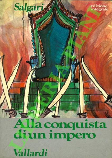 Alla conquista di un impero - Emilio Salgari - copertina