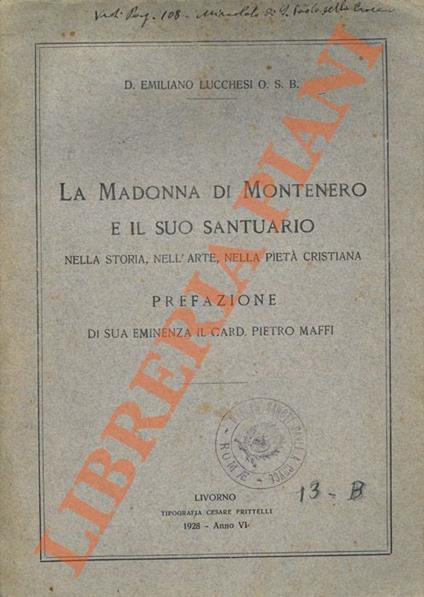 Madonna di Montenero e il suo santuario nella storia, nell’arte, nella pietà cristiana - copertina