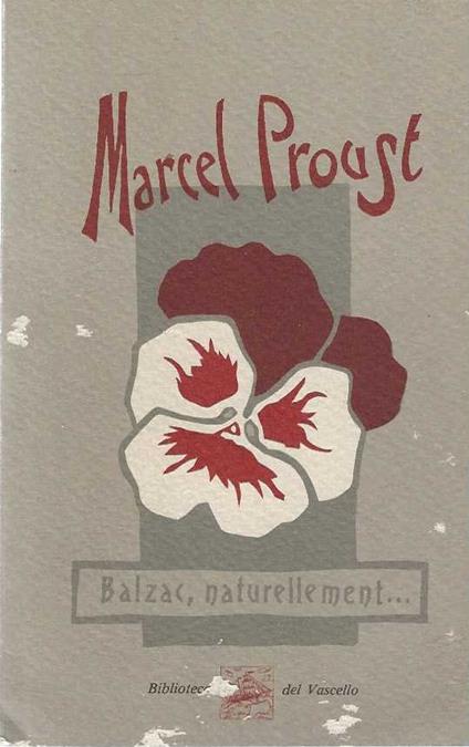 Balzac, naturellement - Marcel Proust - copertina