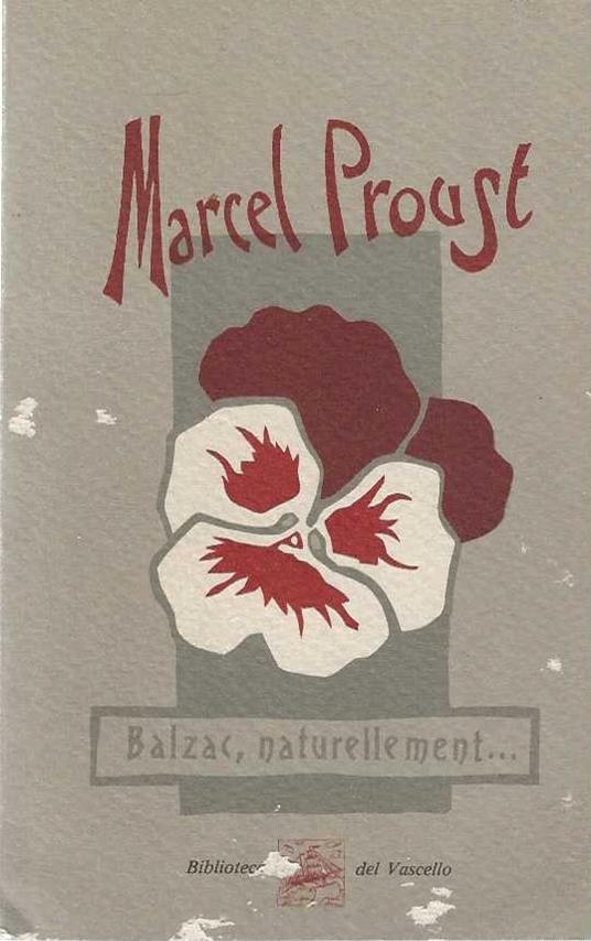 Balzac, naturellement - Marcel Proust - copertina