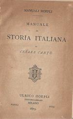 Manuale di storia italiana