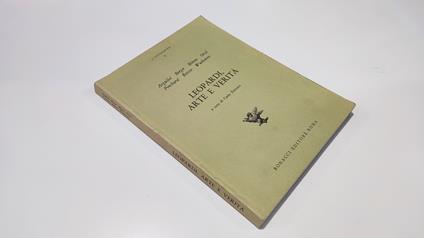 Leopardi, arte e verità - copertina