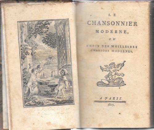 Le chansonnier moderne ou choix des meilleures chansons modernes (vol. V) - Anonimo - copertina