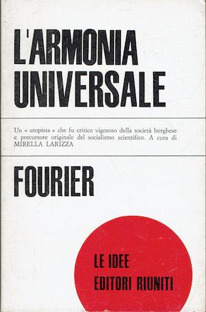 L' armonia universale - Charles Fourier - copertina