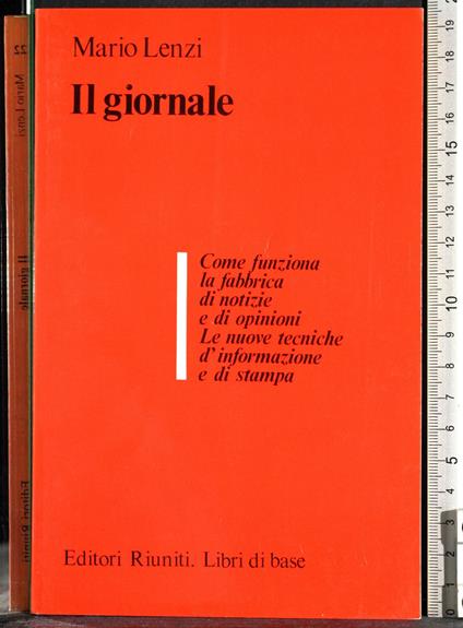 Il giornale - Mario Lenzi - copertina